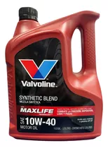 Aceite Para Motor 10w40 Valvoline Maxlife Sintetic Blend Gl