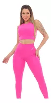 Conjunto Blackout Zero Transparência Legging E Cropped