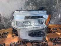 Faro Izquierdo De Chevrolet Silverado 22/23 Con Led Y Lupa