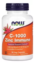 Now Foods C 1000 Y Zinc Inmune 90vegcaps