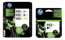 Pack Cartucho Original Hp 952xl Paquete De 4 Colores 2000pág