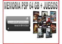 Memoria Produo Para Psp Slim O Fat De 64gb + Juegos R