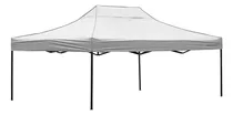 Gazebo Autoarmable 3x4.5 M Blanco Estructura Acero + Bolso