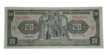 Billete De Colección 20 Sucres Ecuador