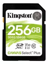 Tarjeta De Memoria Kingston Sds2/256gb  Canvas Select Plus 256gb