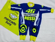 Macacão Para Bebe Vr46 Moto Speed Valentino Rossi P
