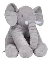 Pelúcia Almofada Infantil Elefante Cinza - Brumar