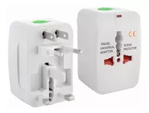 Adaptador Corriente Universal Viaje Europa Usa Ficha Arg.®