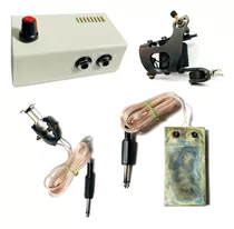 Kit Tattoo  Fuente Eco+maquina Ricky Ramirez+pedal Y Clip