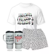 Pijama Stranger Things Verano + Jarro Hombre, Mujer, Niños