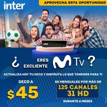 Decodificador Ovt De Inter Para Ex-clientes De Movistar Tv