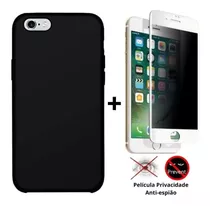 Capinha + Película Privacidade 3d Compatível iPhone 6 / 6s