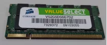 Memoria Sodimm Ddr2 Corsair 667mh 2gb Vs2gbsds667d2