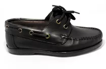 Zapato Mocasin Clásico Nautico Cuero Con Cordón Cocido Y Pegado Arimoc 27 Al 45