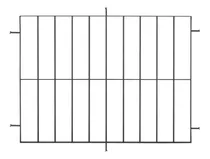 Reja Para Ventana De Hierro  100 X 100 Varilla 12mm