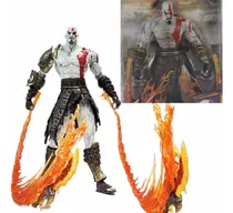 Action Figure God Of War Kratos Flaming Blades