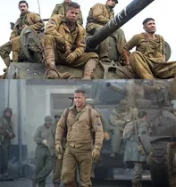 Campera Gabardina Chaqueta Militar Tanquista Fury Brad Pitt