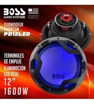 Subwoofer Pd12led  1600w 12  Boss  