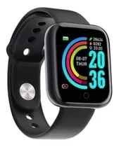 Relogio Digital Smartwatch D20 Bluetooth Monitor Saúde Preto
