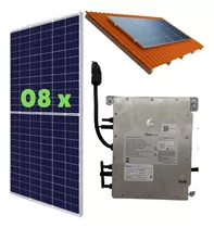 Kit Solar 500 Kwh Micro Inversor Deye 2000w C/ 8 Módulos