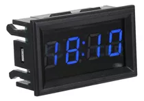 Reloj Digital Autos Motos - Hora Fecha Cronometro  4 Colores