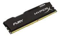 Memória Ram Kingston Hyper-x Fury Black 8gb Ddr4 2133mhz