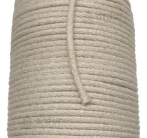 Cordon Algodon 4mm X 50mts Sin Alma Crudo Macrame Artesanías