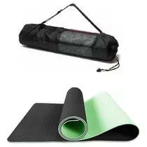 Mat De Yoga Tpe Ecologico Estampado Fitness 6mm Con Bolso