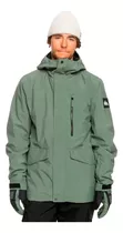 Campera Quiksilver Snow Hombre Mission Verde Ras