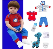 Bebe Reborn Menino Corpo De Silicone New Happy