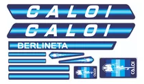 Adesivos Antiga Bicicleta Caloi Berlineta 1982 Azul