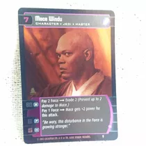 Star Wars Trading Card Game Mace Windu Promo Foil