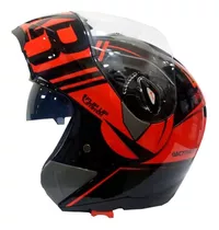 Casco Moto Abatible Certificado Ghb 158 Xecuro Doble Visor