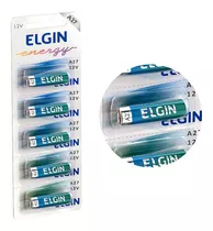 15 Pilhas Baterias 27a Elgin - 03 Cartelas