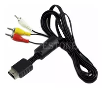 Cable Play Audio Video Av A 3 Rca Sony Ps2 Ps3 Consola Juego