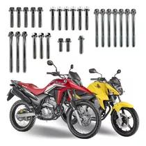 Kit Parafuso Tampa Motor Cromado 27 Pcs Cb 300/ Xre 300 Gmx