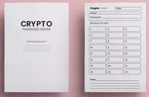 Digital Crypto Password Keeper Imprimível Para Senhas Pdf