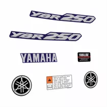 Calcos Yamaha Ybr 250 Año 08/09 Metalizadas Diseño Original