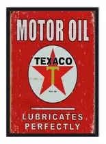 Cuadro Enmarcado - Póster Afiche Texaco - Vintage 