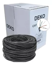 Cabo De Rede Cat5e Utp Caixa Com 305m P/ Rede E Cftv - Cores