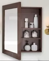 Mueble Organizador De Baño Espejo  Melamina  Rh