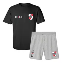 Remera + Short - River Plate - Escudo / Fútbol / Logos