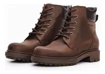 Bota De Cuero Marron Harrison Hombre Boating