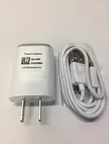 Cargador LG Mcs-01wr De Pared Con Cable Carga 5v 1a Blanco