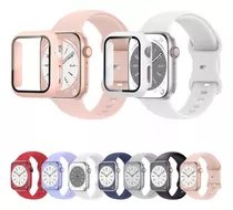 2pzs Correas Para Apple Watch + Carcasa Series 8 7 6 5 4 3 1