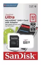 Cartão De Memória- Micro Sd 32gb 80mbs Sandisk