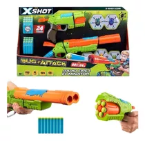 X-shot Bug Attack Lançador Dardo Pack Shotgun E Rapid Fire