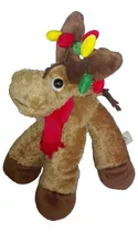 Peluche Reno Alce Focos Navidad Chalina 27cm Bestever