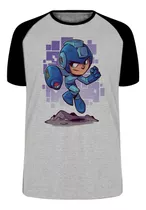 Camiseta Luxo Mega Man Rockman Capcom Super Ninendo Game Top