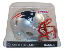 Nfl New England Patriots Mini Casco Modelo Speed By Riddell